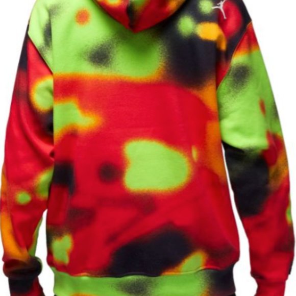 JORDAN FLIGHT MVP FLEECE HOODIE MULTICOLOR DV4587-612 SIZE LARGE MSRP $84 - Picture 2 of 3